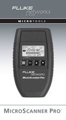 Fluke Networks MICROSCANNER Guia Del Usuario