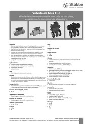 Stübbe C 10 Manual De Instrucciones