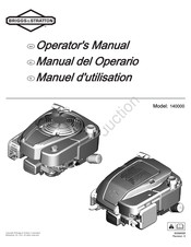 Briggs & Stratton 08C100 Manual Del Operador