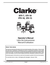 Clarke STV-10 Libro De Instrucciones