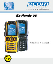 Ecom Instruments Ex-Handy 06 Indicaciones De Seguridad