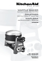 KitchenAid KPWB100 Instrucciones Y Recetas