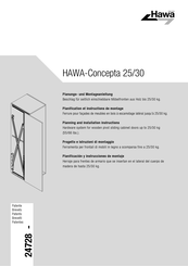 hawa Concepta 30 Planificación Y Instrucciones De Montaje