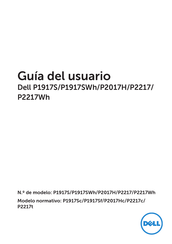 Dell P1917SWh Guia Del Usuario