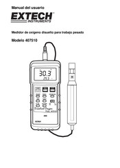 Extech Instruments 407510 Manual Del Usuario