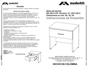 Maderkit BK-31757 Instrucciones De Ensamble