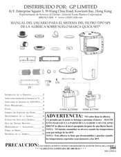 GP LIMITED QUICK SET F600C Manual Del Usuario