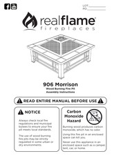 RealFlame 906 Morrison Manual Del Usuario