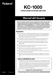 Roland KC-1000 Manual Del Usuario