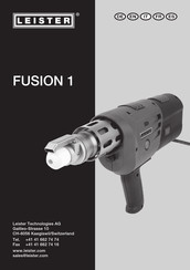 Leister FUSION 1 Instrucciones De Servicio