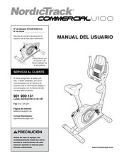 NordicTrack COMMERCIAL U100 Manual Del Usuario