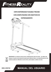 Fitness Reality TRE2500 Manual Del Usuario