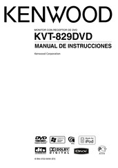 Kenwood KVT-829DVD Manual De Instrucciones