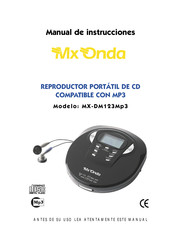 Mx Onda MX-DM123Mp3 Manual De Instrucciones