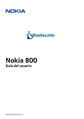 Nokia 800 Guía Del Usario