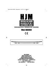 HJM BAS664 Instrucciones De Uso