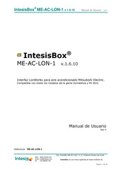 IntesisBox ME-AC-LON-1 Manual De Usuario