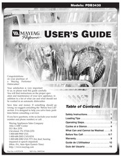 Maytag PDB3430 Guía De Usuario