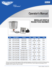 Vollrath 36464 Manual Del Operador