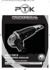 PTK PRO AG 1/1815 Manual Del Usuario