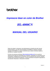 Brother HL-4000CN Manual Del Usuario