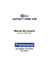 Transcend JetFlash 512MB Manual Del Usuario