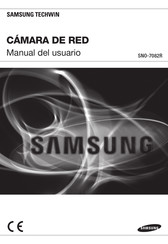 Samsung Techwin SNO-7082R Manual Del Usuario