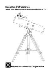 Meade Instruments TeleStar 114AZ Manual De Instrucciones