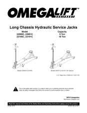 Omega Lift Equipment 22050C Manual De Instrucciones