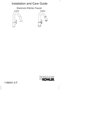 Kohler K-72218 Guía De Instalación Y Cuidado