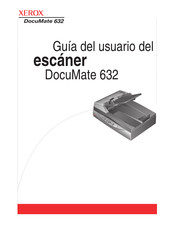 Xerox DocuMate 632 Guia Del Usuario