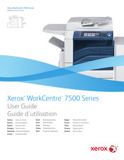 Xerox WorkCentre 7500 Serie Guia Del Usuario