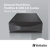 Verbatim FireWire & USB 2.0 Combo Guia De Inicio Rapido