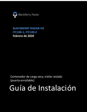 Blackberry RADAR-H2 ITC100-2 Guia De Instalacion