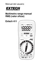 Extech Instruments 411 Manual Del Usuario