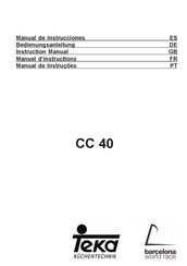 Teka CC 40 Manual De Instrucciones