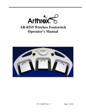 Arthrex AR-8315 Manual Del Operador