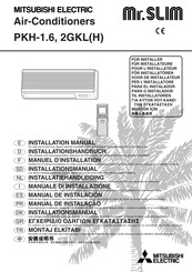 Mitsubishi Electric Mr.SLIM PKH-2KLH Para El Instalador