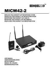 HQ-Power MICW42-2 Manual Del Usuario