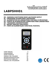 Velleman LABPSHH01 Manual Del Usuario