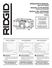 RIDGID R84083 Manual Del Operador