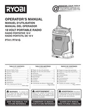 Ryobi P741 Manual Del Operador