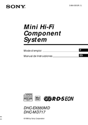 Sony DHC-MD717 Manual De Instrucciones