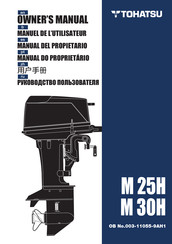 TOHATSU M 30H Manual Del Propietário