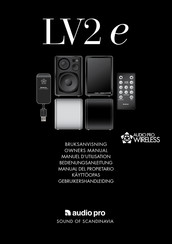 Audio Pro LV2 e Manual Del Propietário