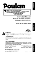 Poulan 3050 Manual De Instrucciones