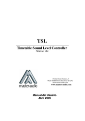 Master audio TSL Manual Del Usuario
