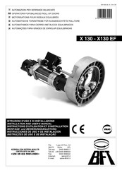 BFT X130 EF Instrucciones De Uso Y De Instalacion