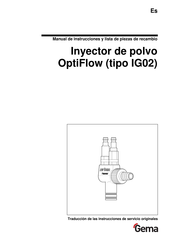 Gema OptiFlow IG02 Manual De Instrucciones