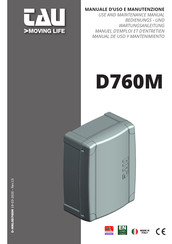 tau D760M Manual De Uso Y Mantenimiento